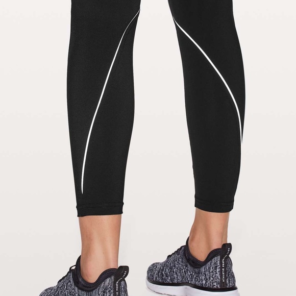 NEW LULULEMON Chasing Miles Tight MR 25" Leggings Nulux Fast Free Size 4 NWOT - Picture 5 of 14